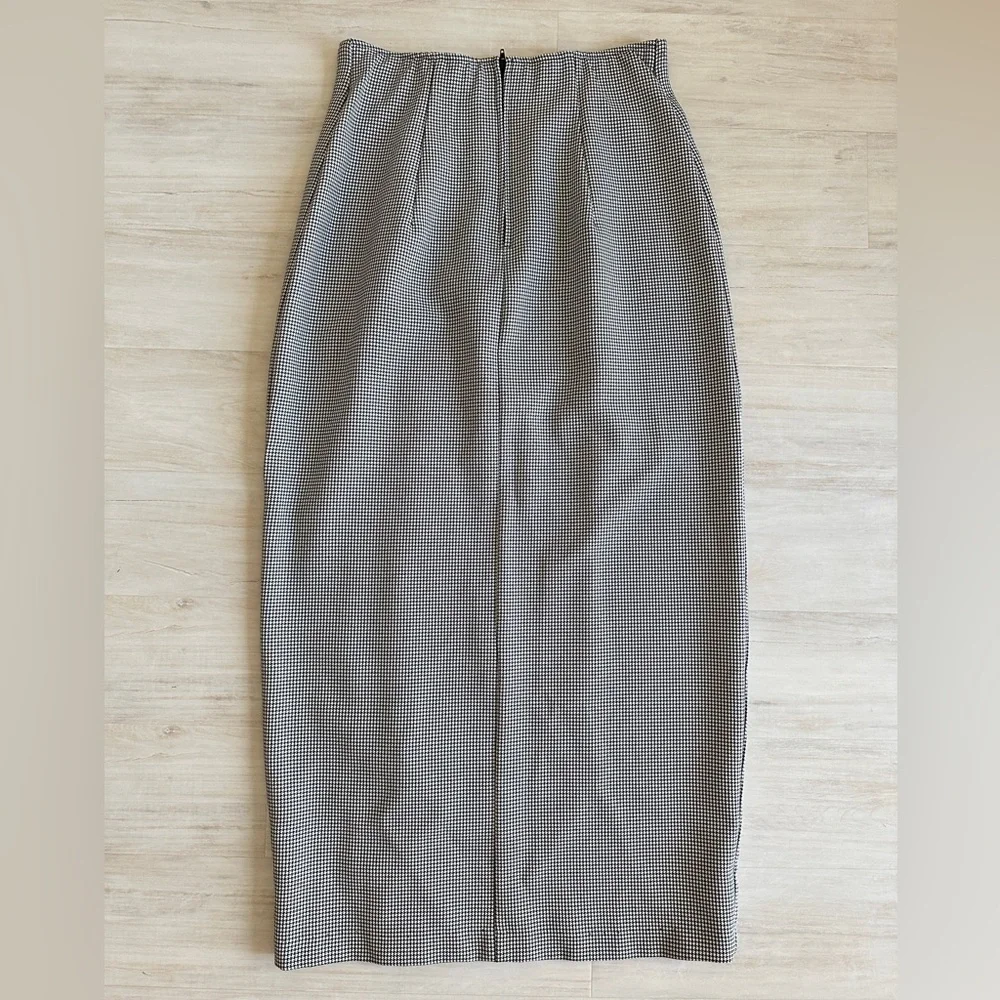NWOT Vintage All that Jazz Gray Midi Skirt Set - Picture 6 of 7